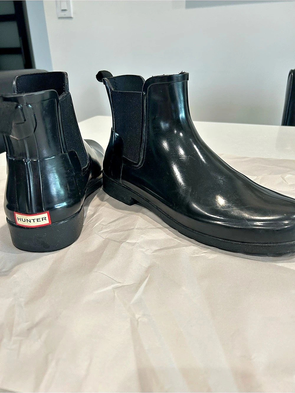 Hunter Women's Original Chelsea Gloss Boot Black